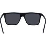 Noah Premium Polarised Rectangle Sunglasses - Black Blue